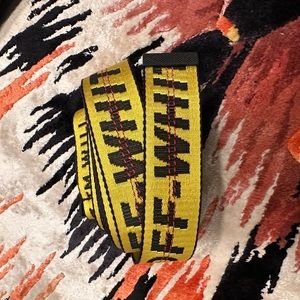 OFF-WHITE logo industrial belt